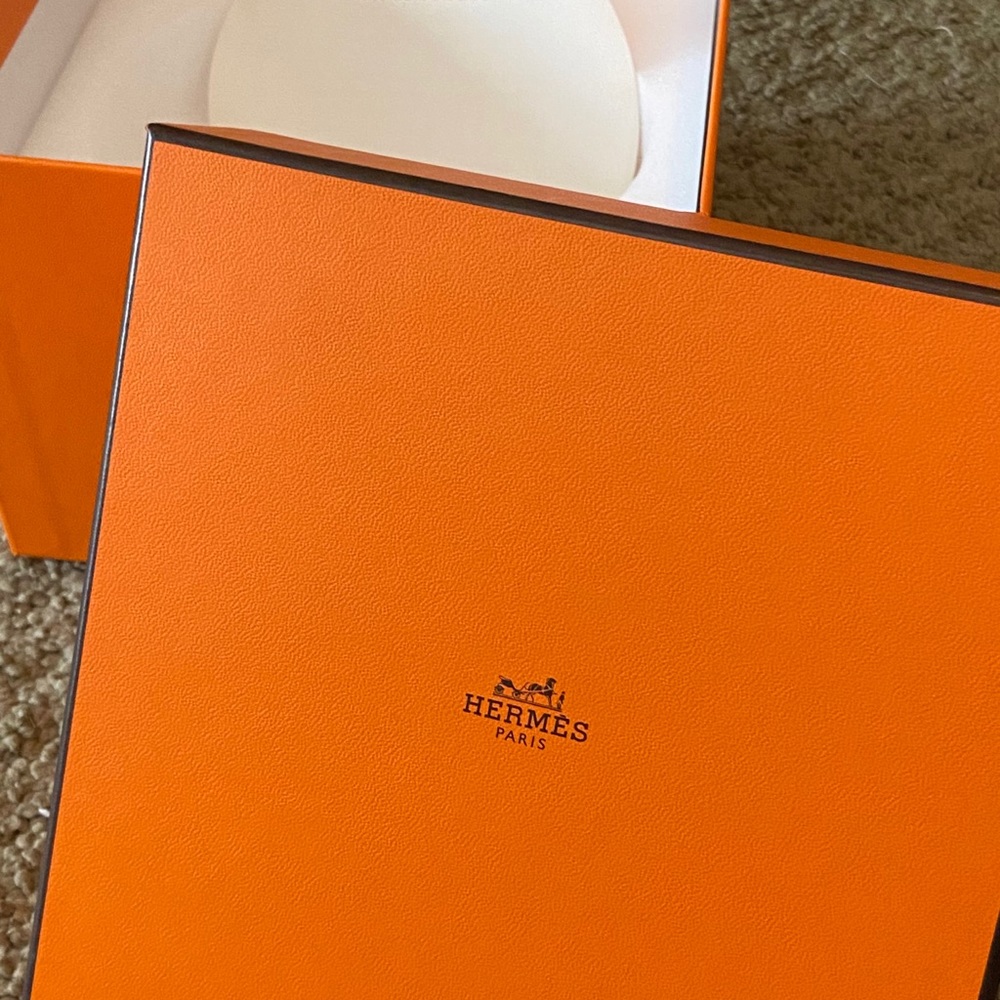 Hermès candle box (candle not included)
